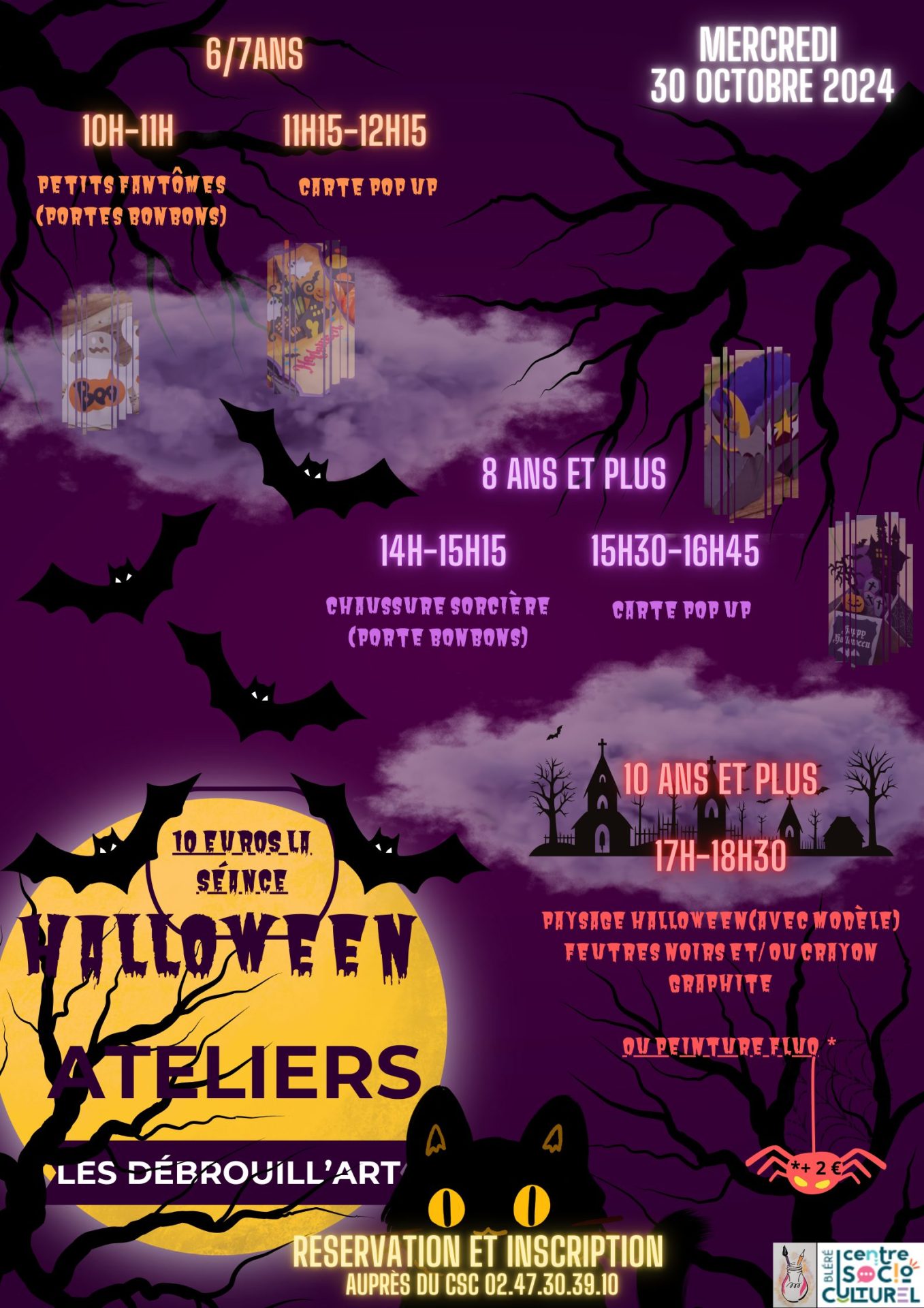 Ateliers Halloween